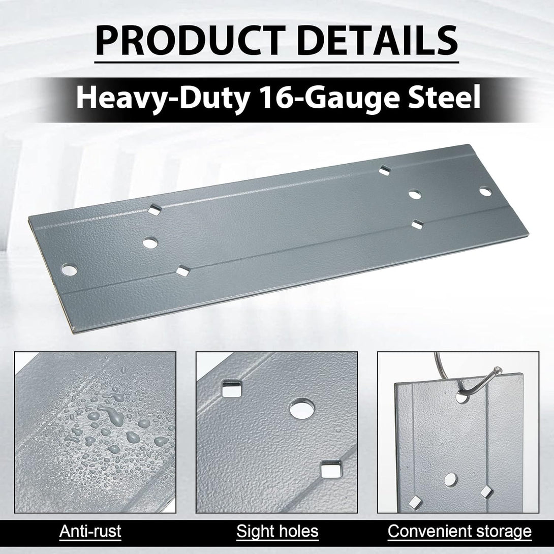 Folding Tool Steel Metal Bending Tool Sheet Metal Bender for HVAC Metal Bending Forming 3/8 and 1 Fold Depths in Ductwork (12 Inch)