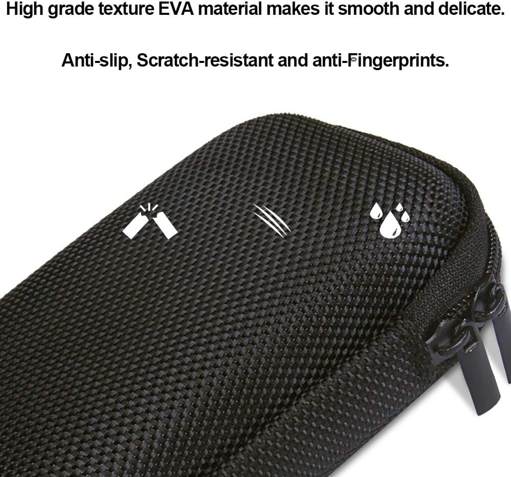 HOOTEK Durable MP3 Player Case, USB Flash Drive Case Bag Wallet, 2Pack EVA Shockproof Hard Carrying Travel Case Bag SD Memory Cards Cable Organizer for Headset, USB Cable and Electronic Accessories