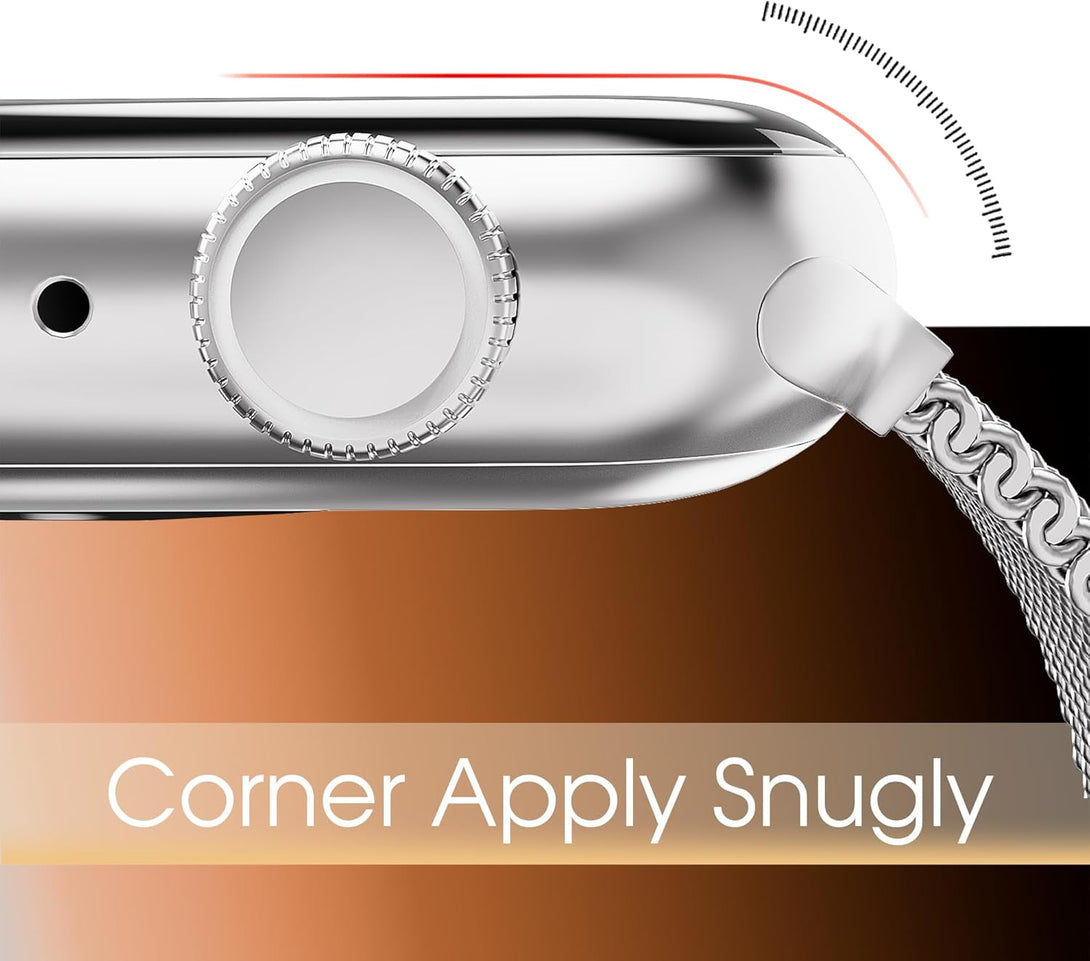 7 Packs for Apple Watch Screen Protector Series 9 8 7 41Mm, TPU Screen Protectors for Iwatch S9 S8 S7, Self-Healing Soft Film, Bubble-Free, Full Coverage, with Clear PC Case