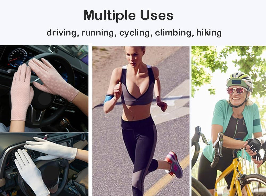 Women-Sun UV Protection Gloves - Full Finger Touchscreen Non Slip-Breathable Summer Outdoor Cycling Hiking Glove
