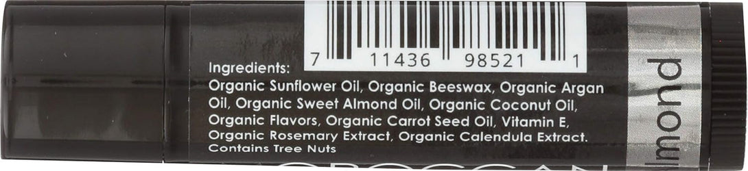 MOROCCAN MAGIC Organic Coconut Almond Argan Lip Balm, 0.15 OZ