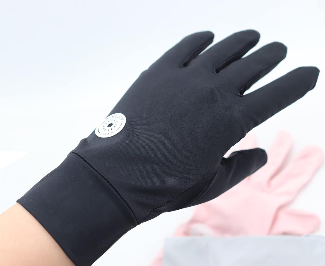 Women'S Ultra Thin UPF 50+ Summer UV Protection Touchscreen Driving Gloves
