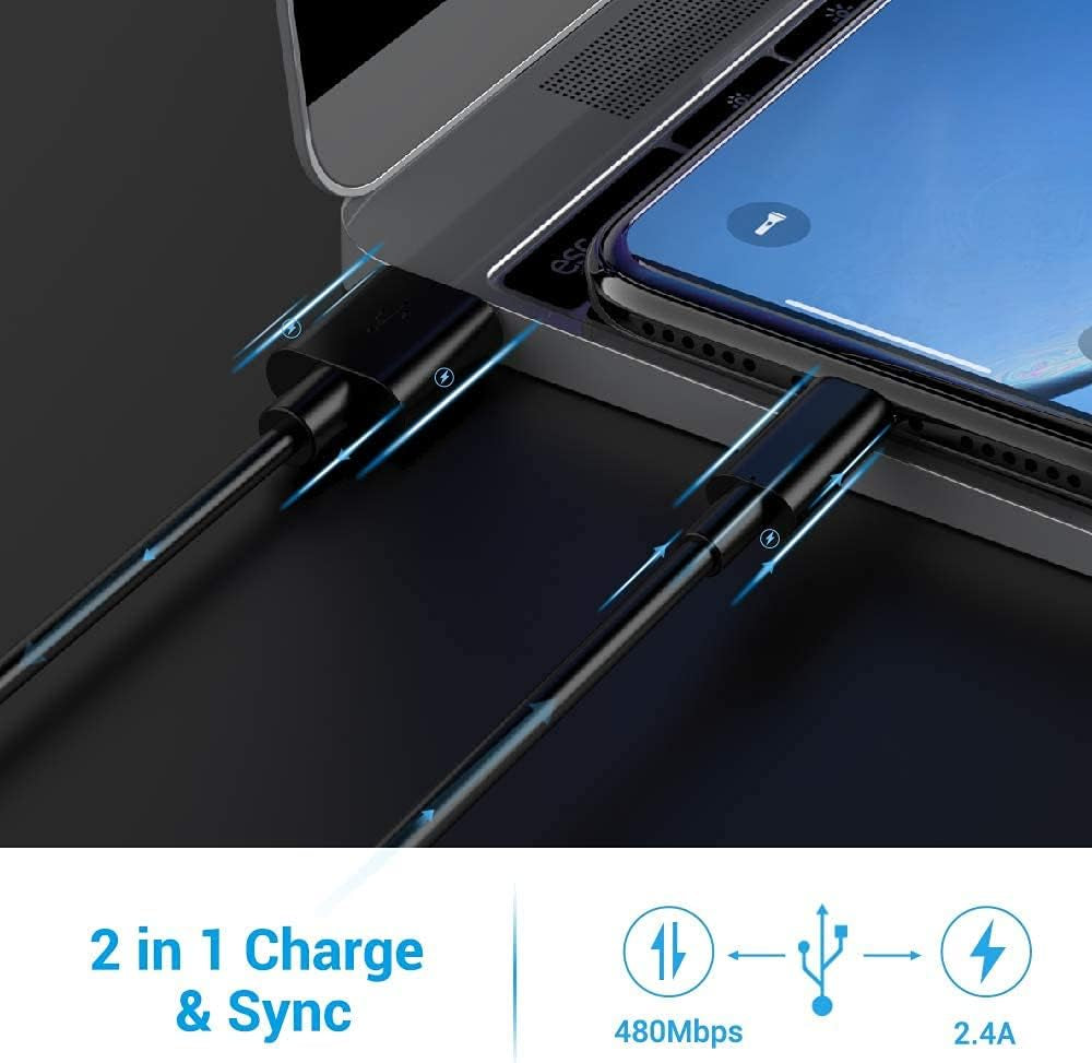 Lightning Cable Mfi Certified - Iphone Charger 3Pack 3FT Lightning to USB a Charging Cable Cord Compatible with Iphone 14 13 12 SE 2020 11 Xs Max XR X 8 7 6S 6 plus 5S Ipad Pro Ipod Airpods - Black