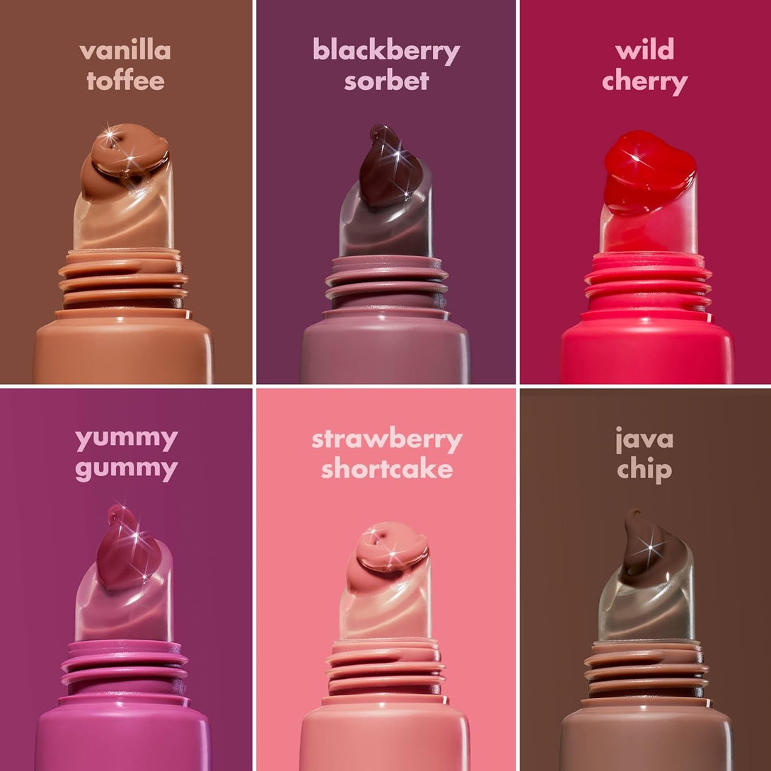 E.L.F. Glow Reviver Melting Lip Balm, Hydrating Tinted Lip Balm for a Glossy Finish & Soft, Supple Lips, Vegan & Cruelty-Free, Blackberry Sorbet