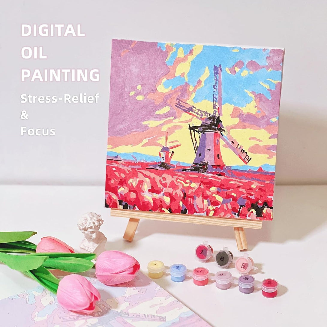 Birthday Gifts for Women,A Luxurious Set with Cozy Blanket and Exclusive Digital Painting Kit. Ideal for Friends, Moms, Sisters, Girlfriend as Get Well and Spa Gifts for Women