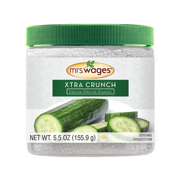 Mrs. Wages Pickle Mix, Xtra Crunch, Easy-To-Use, Fast Results, Great Taste & Crispness, Ensures Crunchiness, 5.5 Oz Jar (Pack of 1)