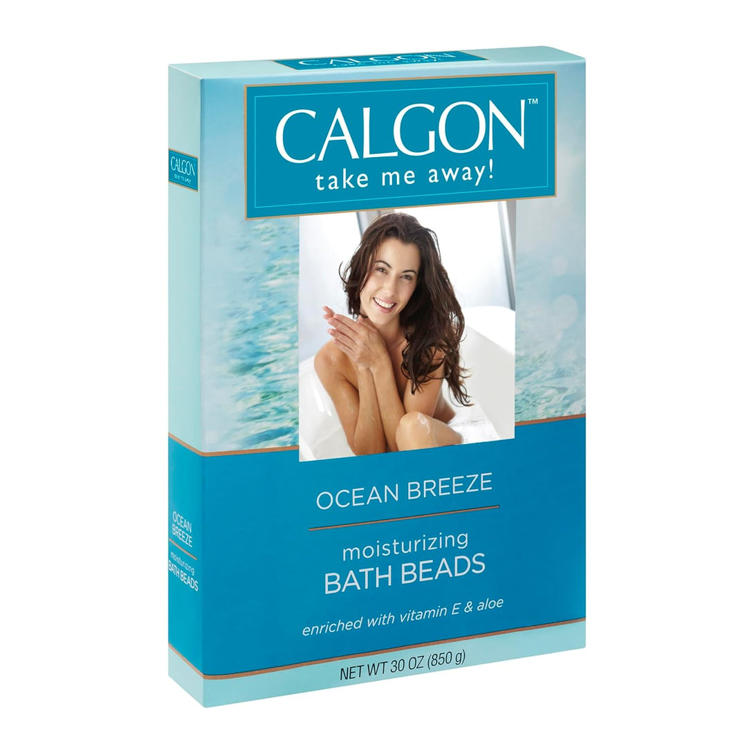 Calgon Ultra-Moisturizing Bath Beads, Ocean Breeze, 30 Ounce