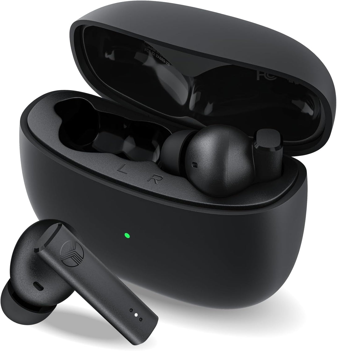 TREBLAB X8 True Wireless Earbuds - Active Noise Cancelling, Bluetooth 5.4, IPX5 Waterproof, 40H Playtime, Dual ENC Mics, Comfortable Fit for Running, Sports, Gym, Travel - Exceptional Sound Quality