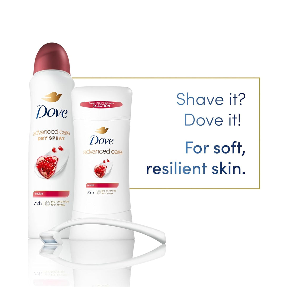 Dove Advanced Care Antiperspirant Deodorant Stick for Women Revive for 48 Hour Protection and Soft and Comfortable Underarms 2.6 Oz, 2 Count
