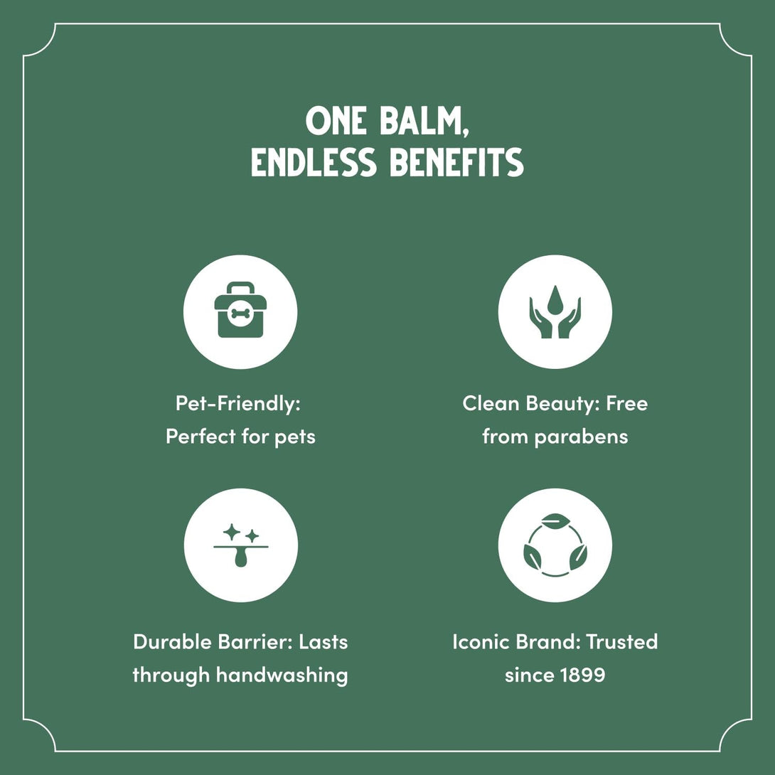 Bag Balm Vermont'S Original Skin Moisturizer - Full Body Hydrating Skin Care: Dry Hands, Lips, Face, Feet & More - Unscented, Cruelty & Paraben Free - Day & Night, Men & Women (4Oz Tin, Made in USA)