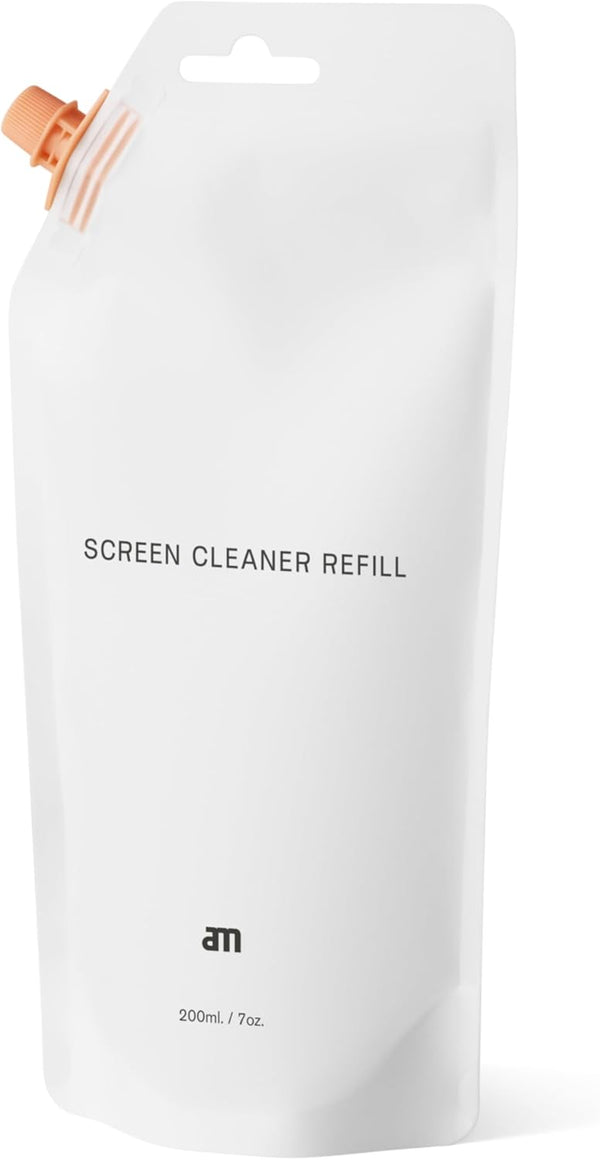 Am Refill Bottle (200Ml / 7 Oz) Cleaning Liquid for Screen Cleaners, All Refillable Get Clean Products, Cleaning Spray for Phones, Tablets and Laptops, Portable and Eco-Friendly