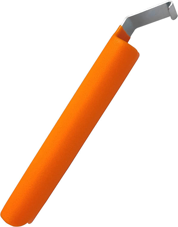 7" 1Pcs Orange Vinyl Siding Tools,Vinyl Siding Removal Tool for Install and Repair Vinyl Sidings without Damage Siding with Extra Long Anti-Skid Handle Steel,Zip Tool Vinyl Siding