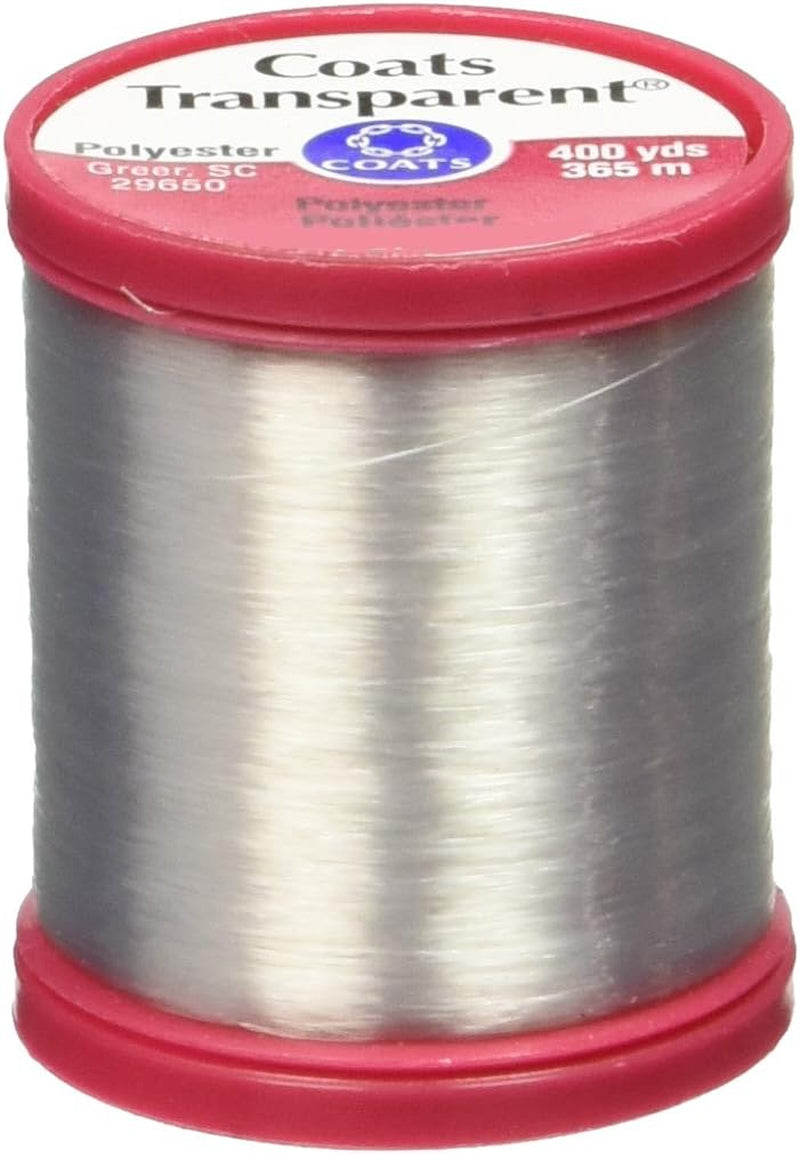 Coats Thread & Zippers S995-9900 Transparent Polyester Thread, 400 Yard, Clear