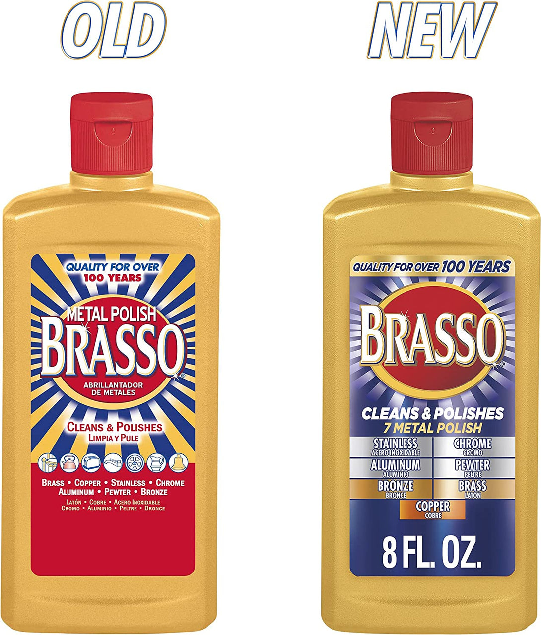 Brasso-2660089334 Multi-Purpose Metal Polish, 8 Oz