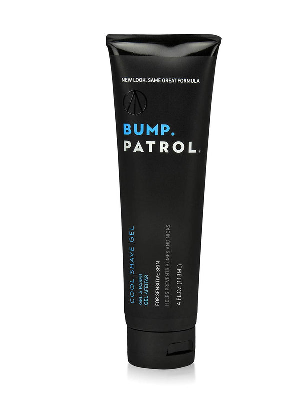 Bump Patrol Cool Shave Gel - Sensitive Clear Shaving Gel with Menthol Prevents Razor Burn, Bumps, Ingrown Hair - 4 Ounces