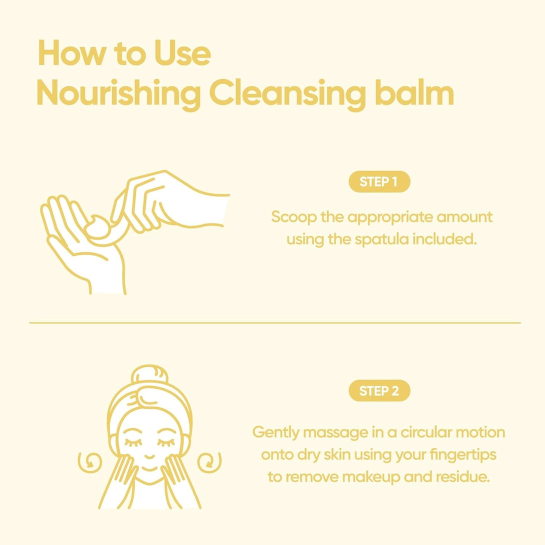 BANILA CO Clean It Zero Nourishing Cleansing Balm | Korean Makeup Remover for Dry Skin | Vegan | Cleansing Oil, Facial Cleanser Made with Ginseng Root & Soybean Peptide (100Ml / 3.38 Fl. Oz)