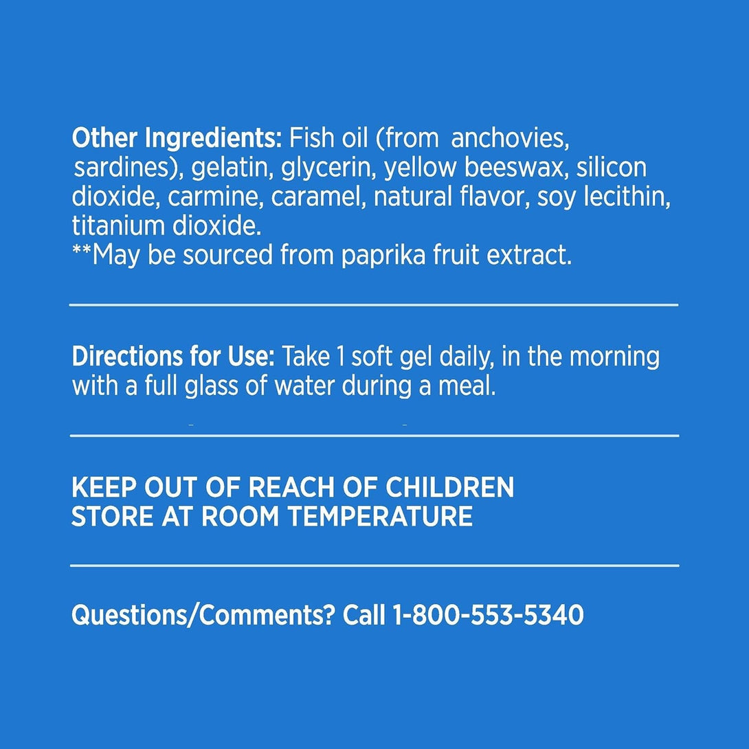 Ocuvite Adult 50+ Eye Vitamins and Mineral Supplements with Lutein, Zeaxanthin and Omega-3 from Bausch + Lomb 90 Soft Gels