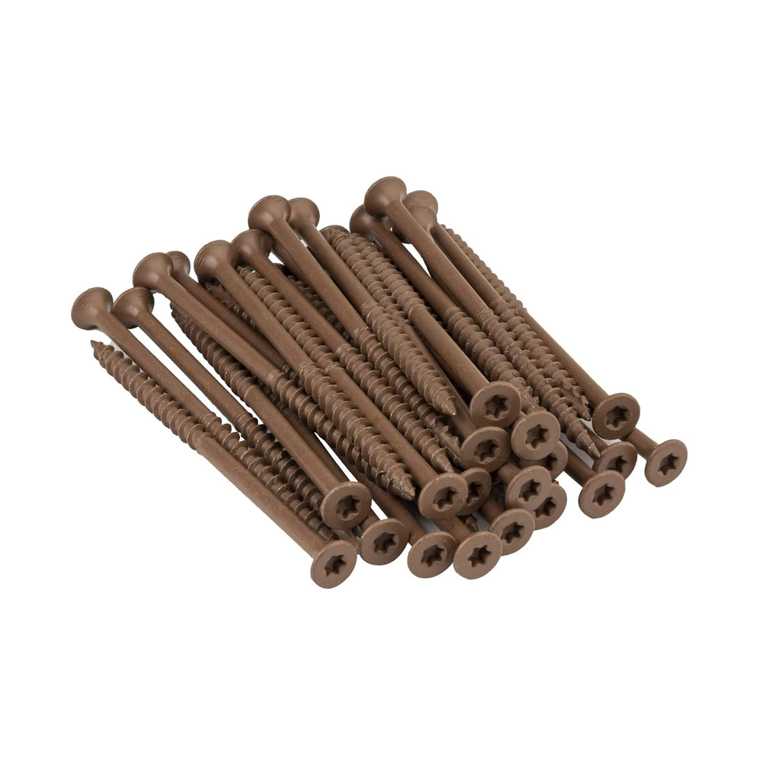 Nuvo Iron Deck Screws Jar #8 X 3-250 Count, Brown