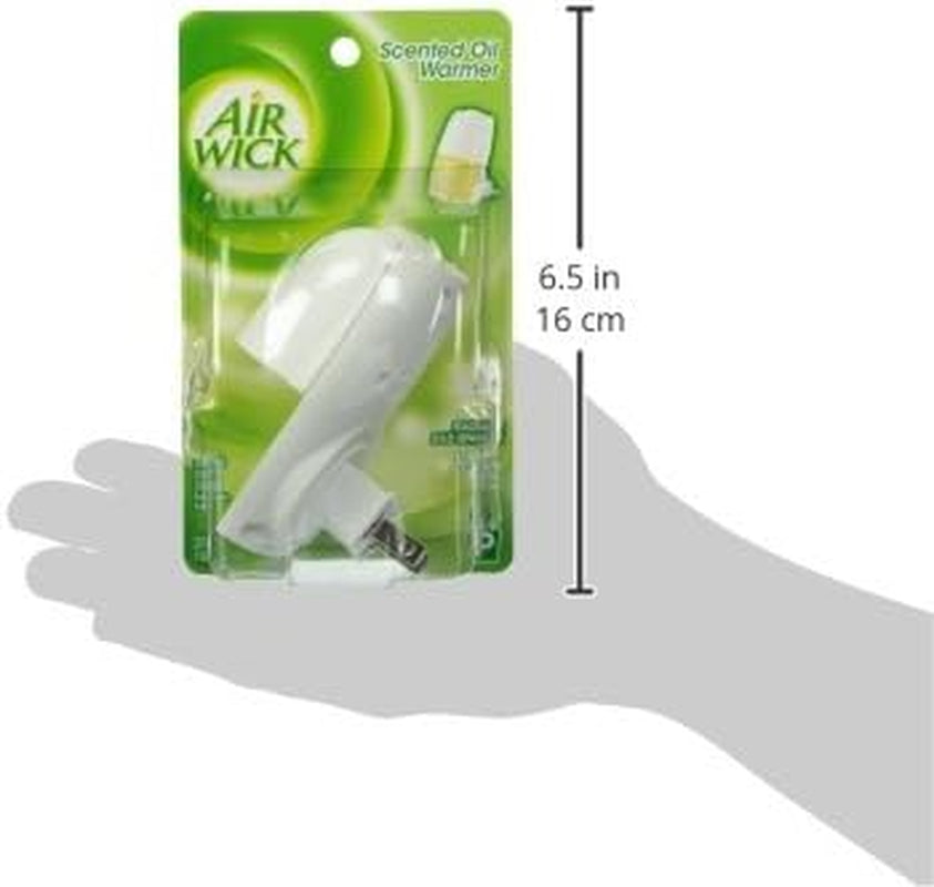 Air Wick Plug in Scented Oil Warmer, White, 1 Count, Essential Oils, Air Freshener (Pack of 2)