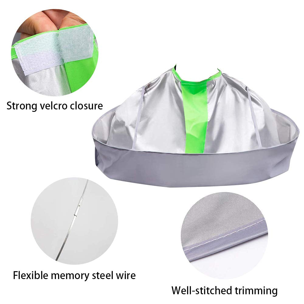 Professional Hair Cutting Cape Salon Barber Cape Waterproof Haircut Umbrella Catcher Hairdresser Gown Apron Men Women Hairdressing Supplies