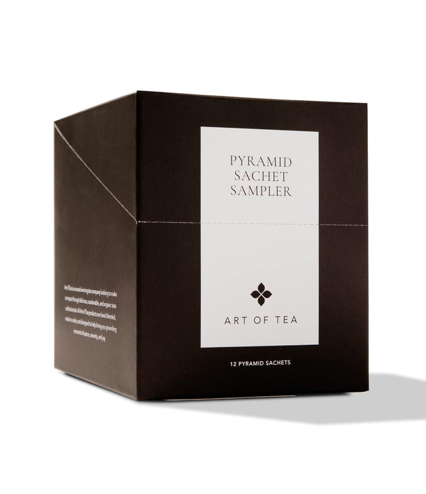 Art of Tea | Assorted Tea Bags Sampler Caffeinated and Non-Caffeinated| 12 Count Sampler Box