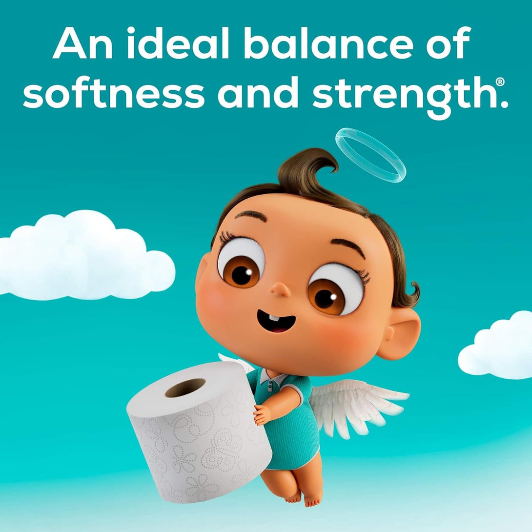 Angel Soft Toilet Paper, 4 Mega Rolls = 16 Regular Rolls, Soft and Strong Toilet Tissue