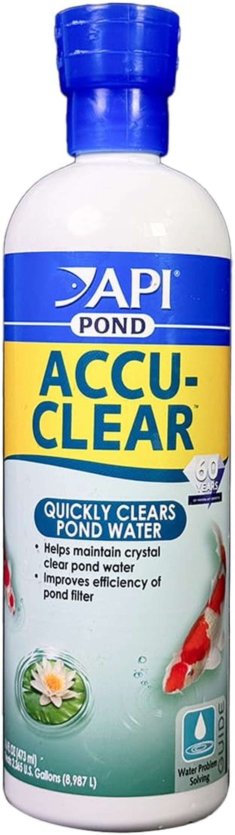 API POND ACCU-CLEAR Pond Water Clarifier 16-Ounce Bottle