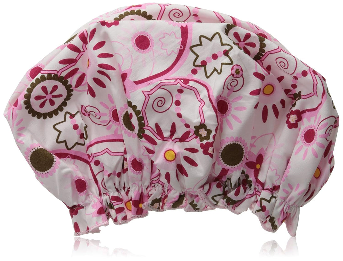 Bath Accessories Bouffant Shower Cap, Belleza Print