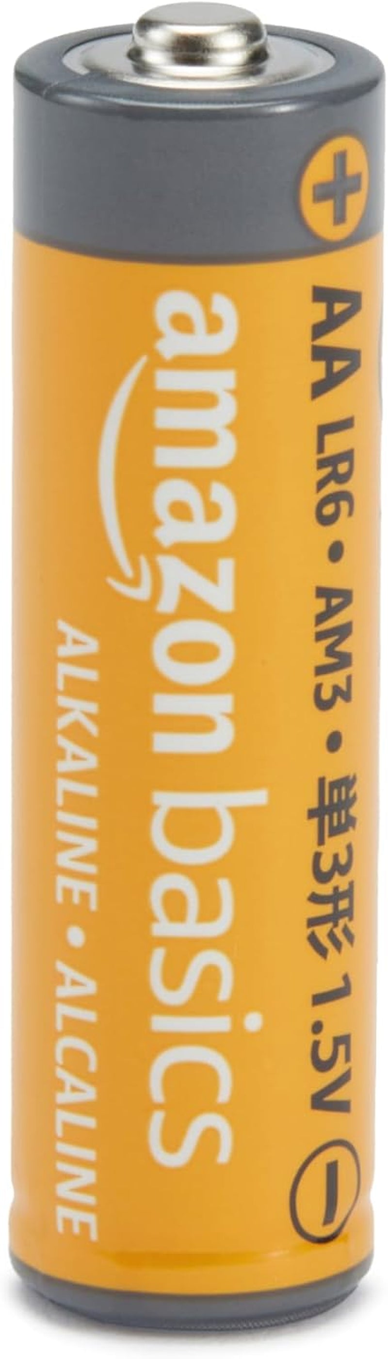 Amazon Basics 8-Pack AA Alkaline High-Performance Batteries, 1.5 Volt, 10-Year Shelf Life