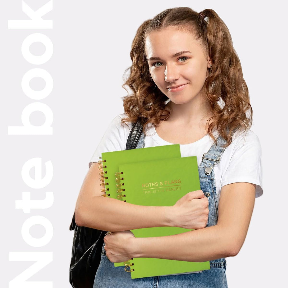 7" X 10" Undated Hourly Planner Journal, Daily Planner, Notebook with Hourly Schedule, Weekly and Monthly Planner Spiral Bound,Weekly to Do List Notebook with Goal & Habit Tracker Organizer