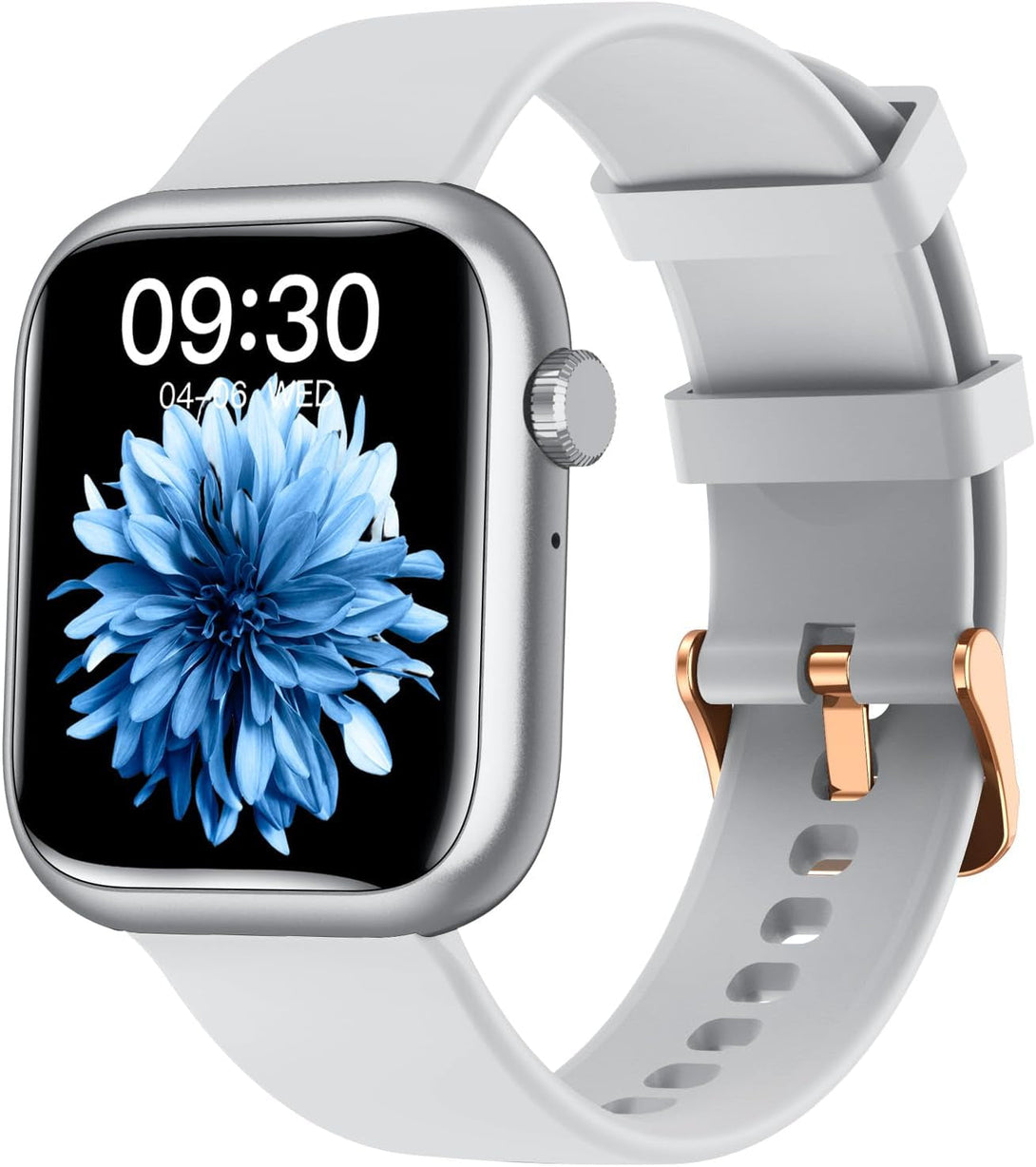 Smartwatch Women for Android Phones Ios: Smart Watches for Women Fitness Tracker 1.83" Touchscreen Waterproof Smartwatches Lady with Answer/Make Call Blood Pressure Heart Rate Sport Pedometer Monitor