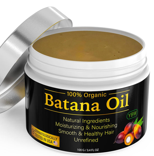 100% Natural Batana Oil for Hair Growth, Dr. Sebi Hair Oil from Honduras, Prevent Hair Loss, Eliminates Split Ends for Men & Women