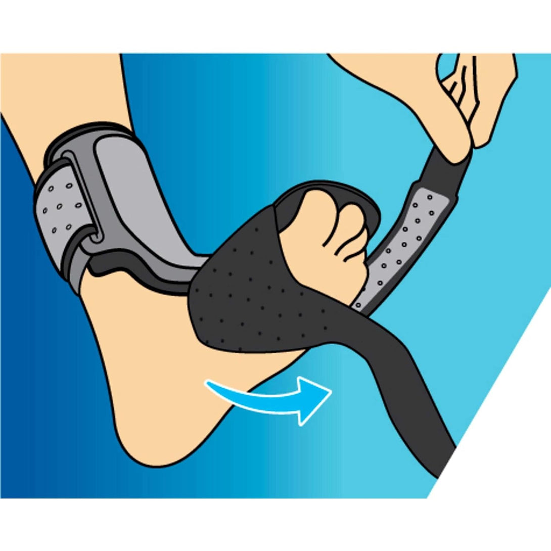 ACE Brand Plantar Fasciitis Sleep Support, Adjustable, Navy, 1/Pack