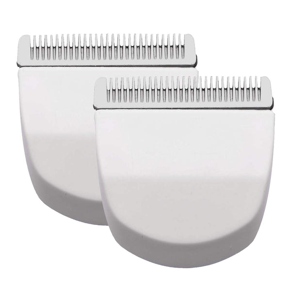 Audoc 2PCS White Professional Peanut Clippers/Trimmers Snap on Replacement Blades #2068-300-Fits Compatible with Peanut Hair Clipper