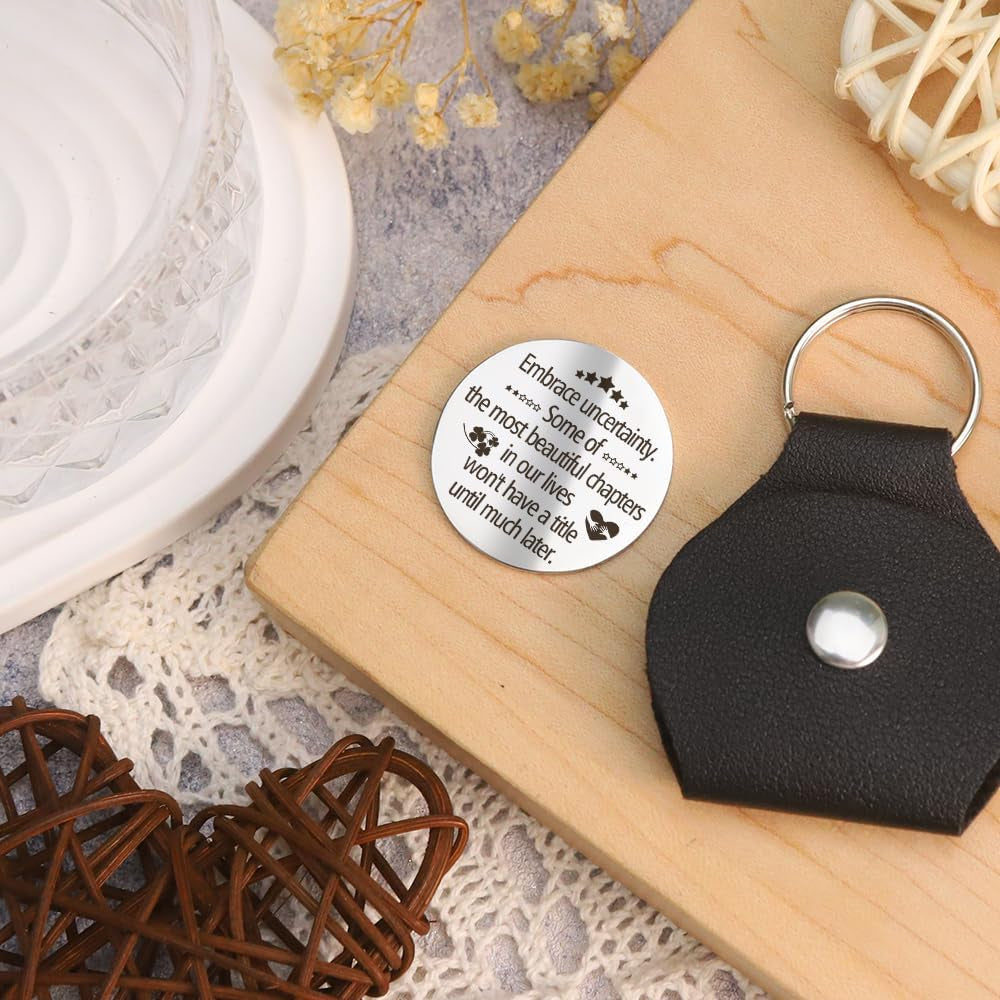 Hoosmoon Pocket Hug Token Keychain - Graduation & Birthday Gifts