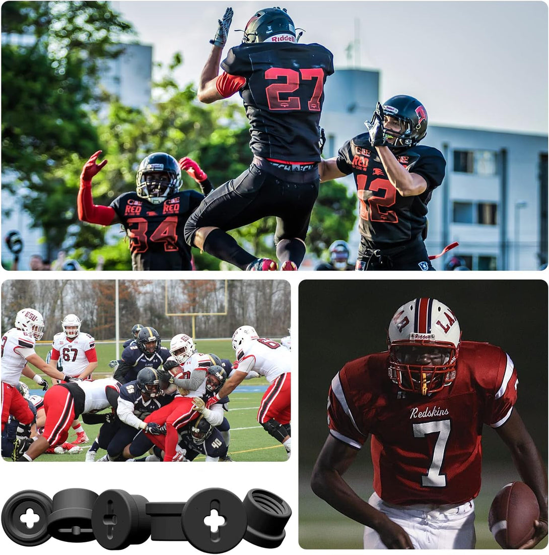 Ab Gel 6Pcs Bladder Valve Screws for Riddell Speedflex and Speed Icon, Valve Retainer Caps for Riddell Speedflex Helmet,Bladder Retainer Football Helmet