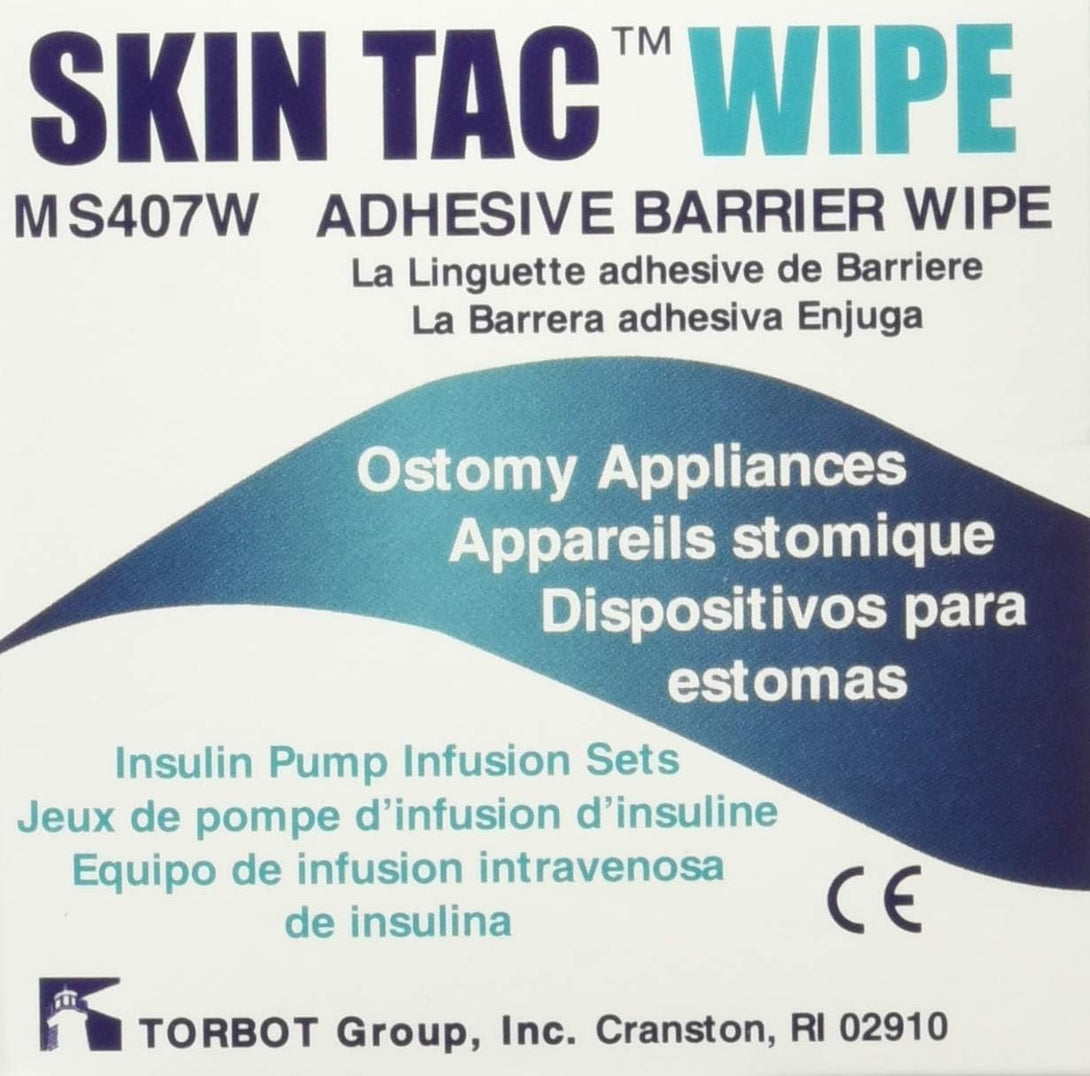 TORBOT Group Skin-Tac-H Adhesive Barrier Wipes, 50/Box