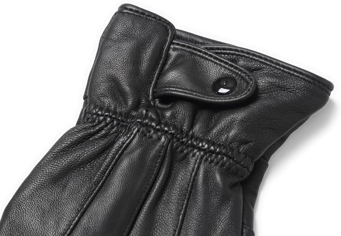 REED Men'S Genuine Leather Warm Lined Driving Gloves - Touchscreen Texting Compatible