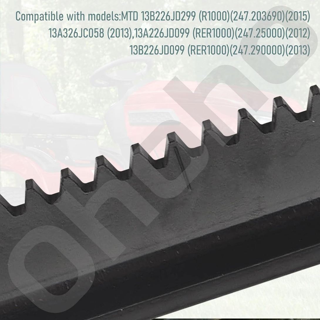 783-06988A Steering Rack Plate - by Ohoho - Compatible with MTD, Craftsman, Troy-Bilt Lawn Mower, with Steering Shaft Pinion Gear & Bushing