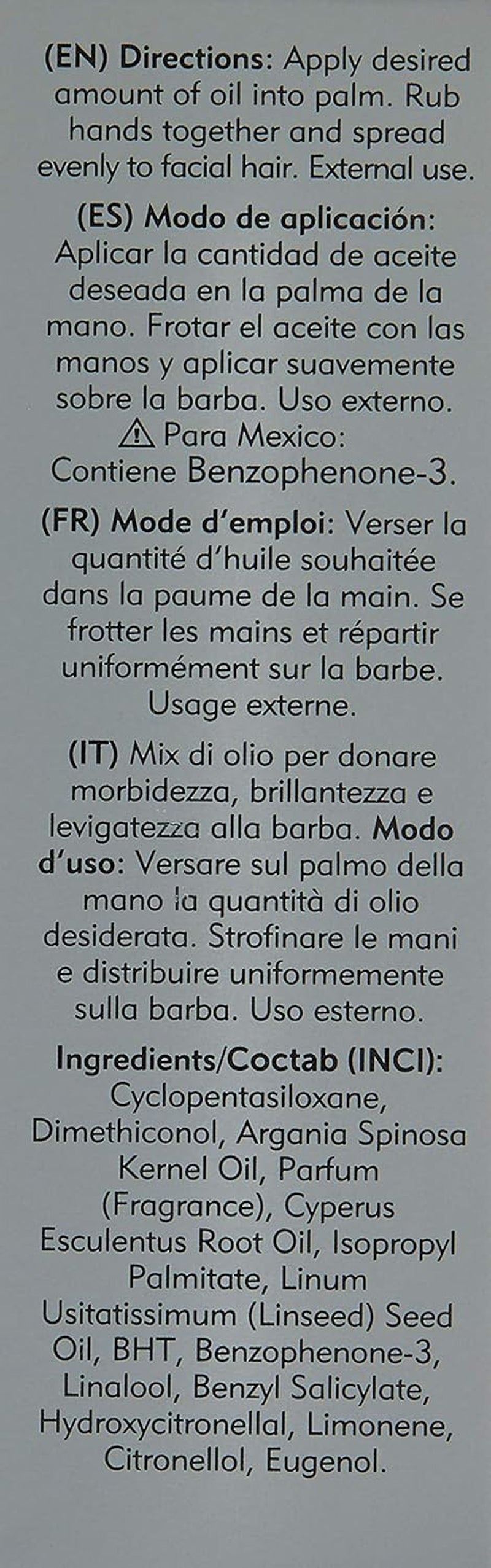 American Crew Beard Conditioner Serum, Conditioning Oil Blend for a Soft, Shiny & Smooth Beard, 1.7 Fl Oz