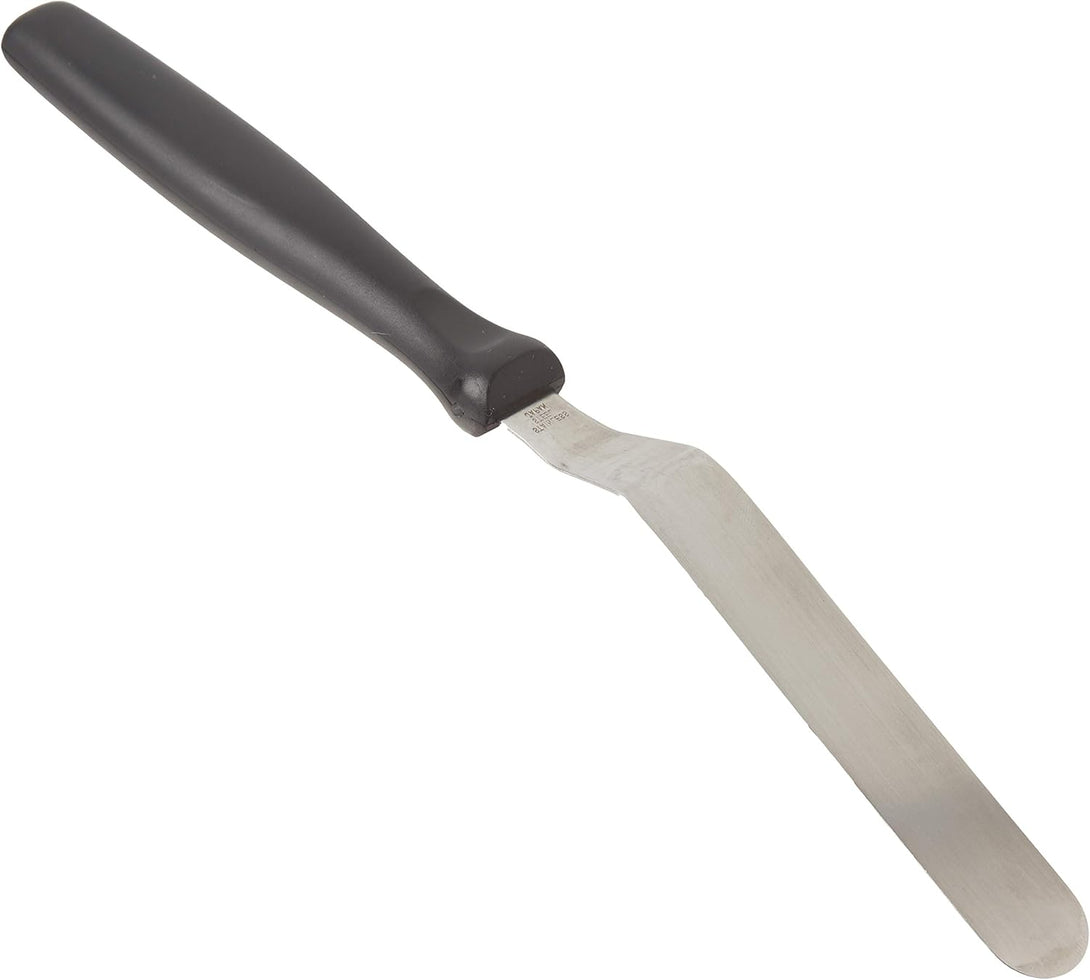 Ateco Ultra Offset Spatula with 4.25" X 0.75" Stainless Steel Blade, 4½", Silver