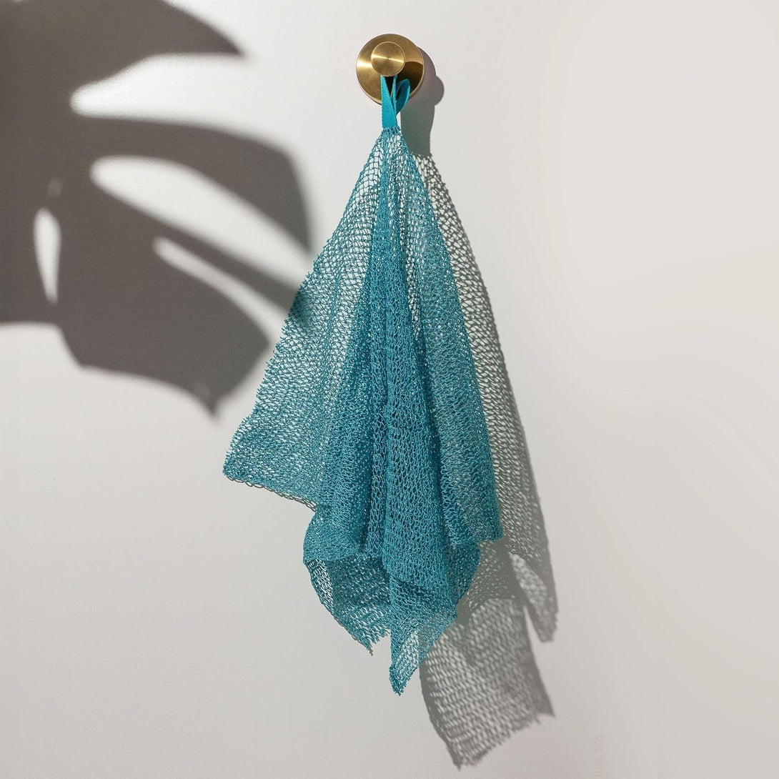 Ecotools Exfoliating Bath Net, Inspired by African Bath Net Sponge, Exfoliates & Cleanses Whole Body, Flexible & Reusable, Eco-Friendly Body Scrubber, Vegan & Cruelty-Free, 1 Count