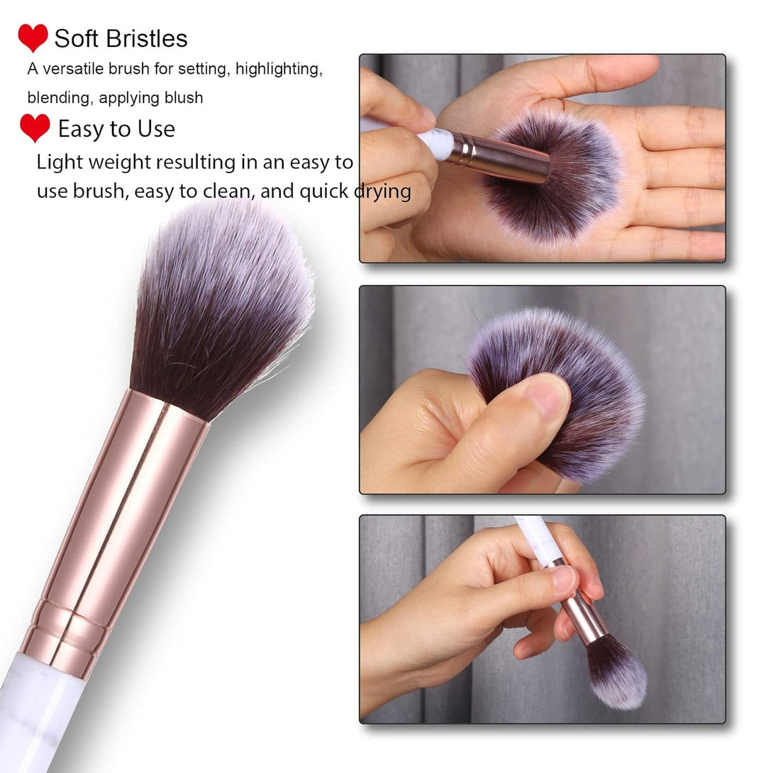 8 Colors Face Matte Blush Palette Shading Blusher with Brush - Buildable Facial Cheek Blusher Contour Bronzing Pressed Powder Makeup Pallet Women Gift Set (Multicolor, Standard Size)