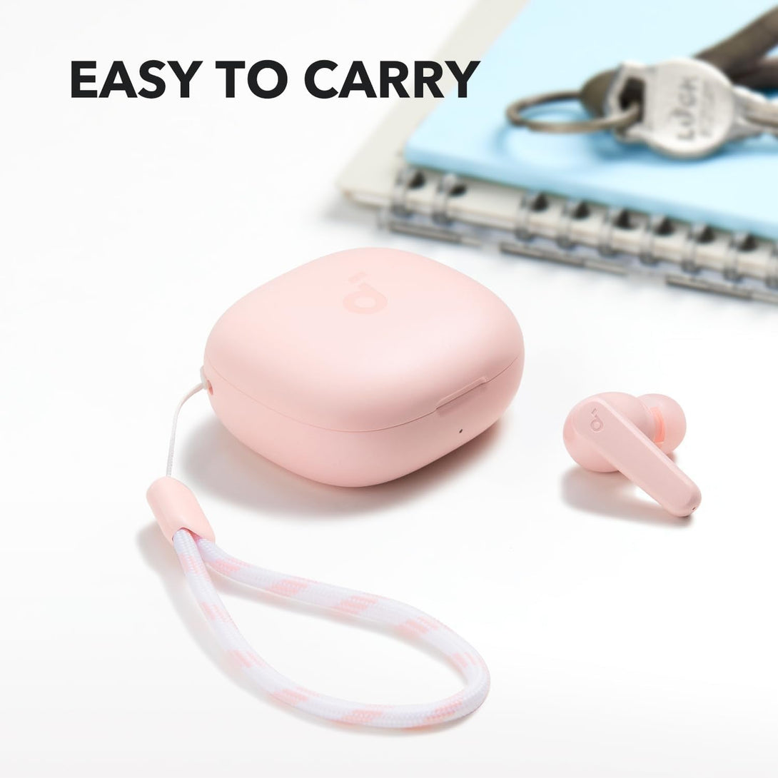 Soundcore by Anker P20I True Wireless Earbuds, 10Mm Drivers with Big Bass, Bluetooth 5.3, 30H Playtime, Water-Resistant, 2 Mics for AI Clear Calls, 22 Preset Eqs, Customization via App