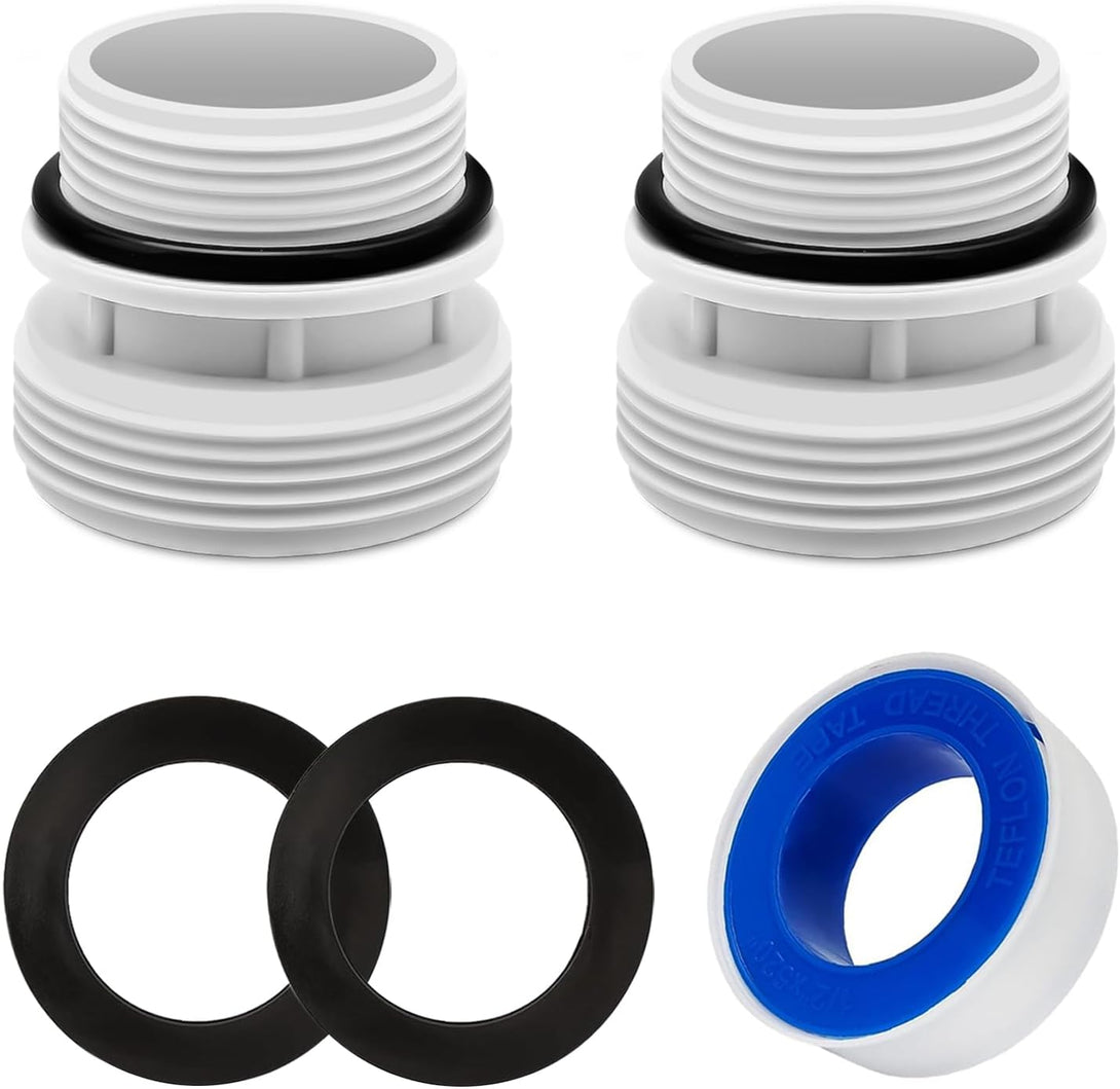 40Mm to 1 1/2 Inch Hose Conversion Adapters 4560 - Filter Hose Conversion Kit Compatible with Intex Hayward Coleman Pool Filter Pump Hose Connector above Ground Pools Part