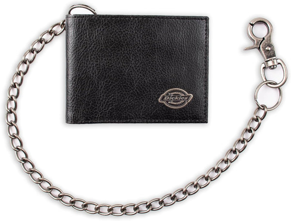Dickies Men'S Chain Trifold and Bifold Wallets