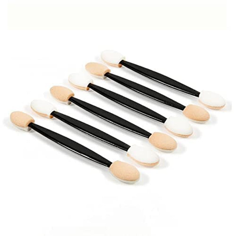 200 PCS 3 Inch Disposable Eyeshadow Brushes, Sponge Makeup Applicators Dual Sides