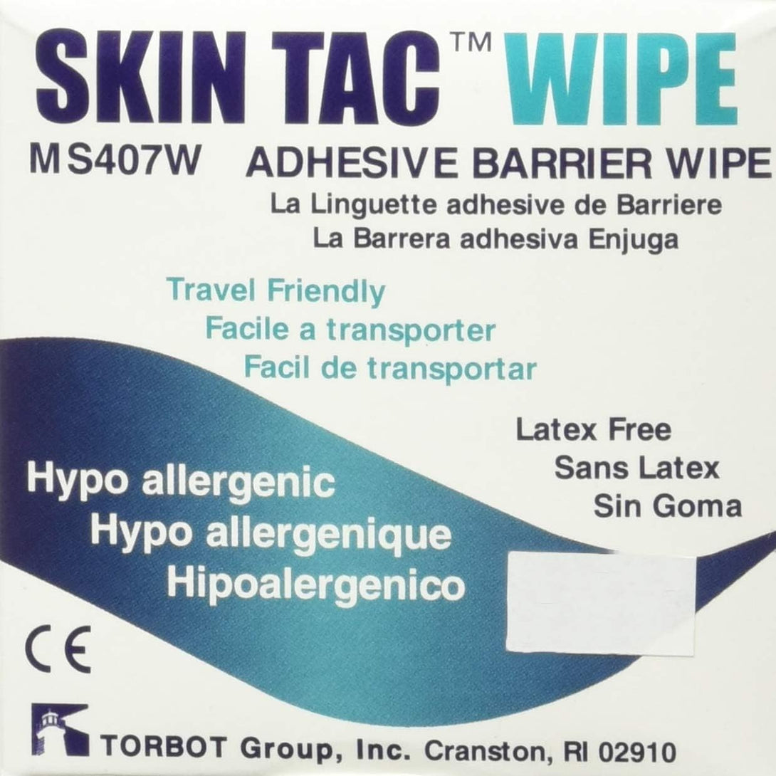 TORBOT Group Skin-Tac-H Adhesive Barrier Wipes, 50/Box